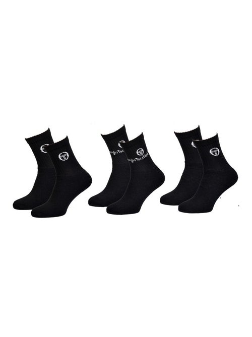 Meias Homem Sergio Tacchini Tennis - Pack de 6 - Kiabi Meias Homem Sergio Tacchini Tennis - Pack de 6 - Kiabi