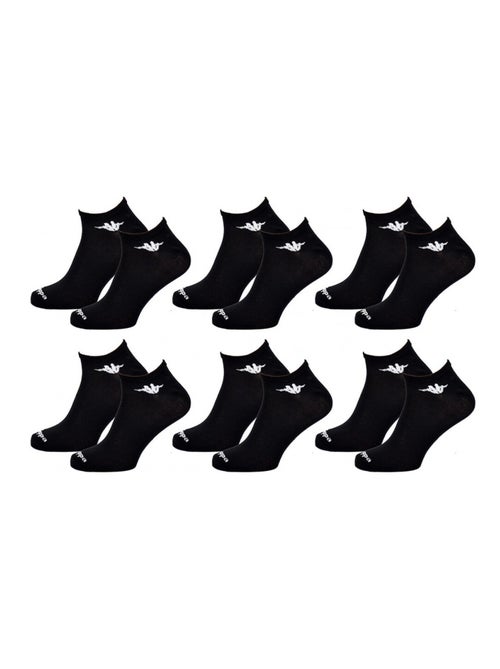 Meias Homem SNEAKER KAPPA - Pack de 6 - Kiabi Meias Homem SNEAKER KAPPA - Pack de 6 - Kiabi