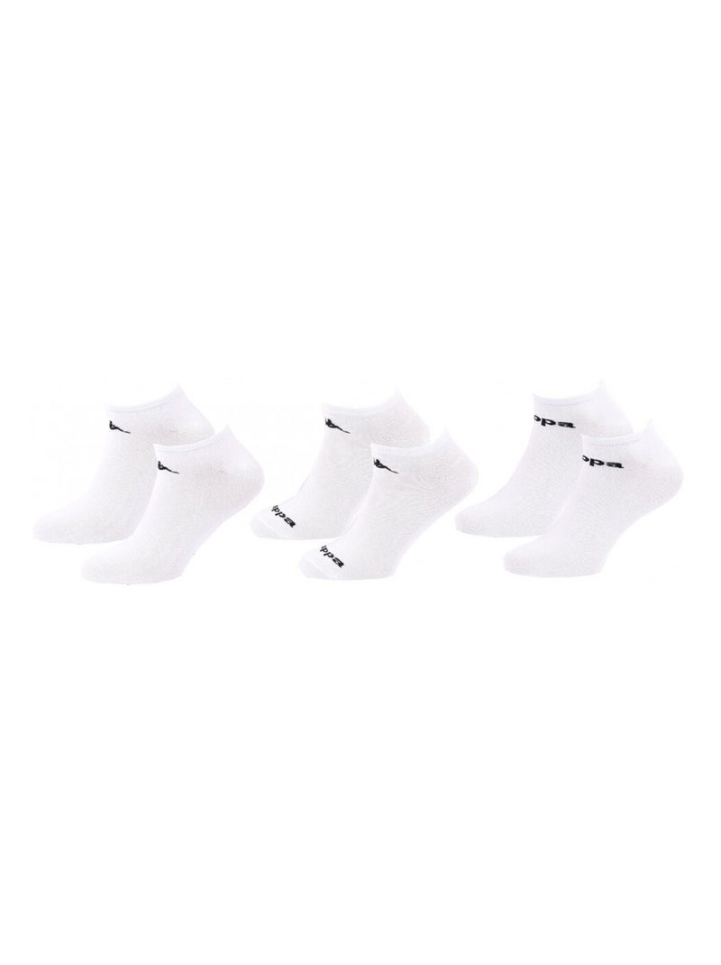 Meias Homem SNEAKER KAPPA - Pack de 9 Branco - Kiabi