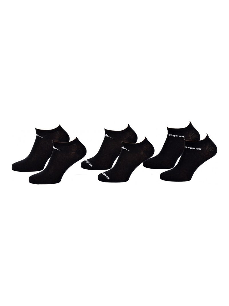 Meias Homem SNEAKER KAPPA - Pack de 9 Preto - Kiabi