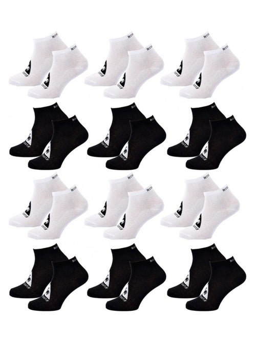 Meias homem sneaker le coq sportif - pack de 12 - Kiabi Meias homem sneaker le coq sportif - pack de 12 - Kiabi