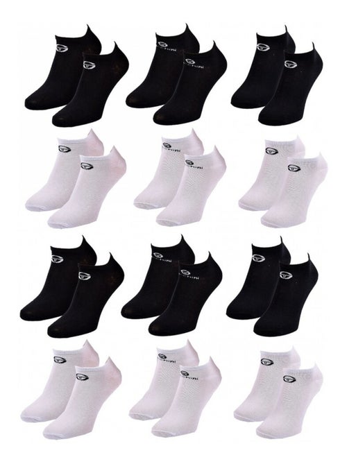 Meias Homem SNEAKER SERGIO TACCHINI - Pack de 12 - Kiabi Meias Homem SNEAKER SERGIO TACCHINI - Pack de 12 - Kiabi
