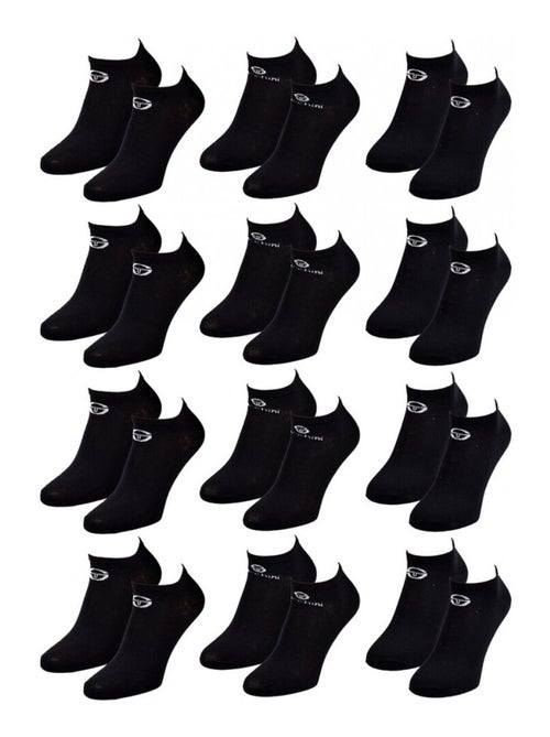 Meias Homem SNEAKER SERGIO TACCHINI - Pack de 12 - Kiabi Meias Homem SNEAKER SERGIO TACCHINI - Pack de 12 - Kiabi