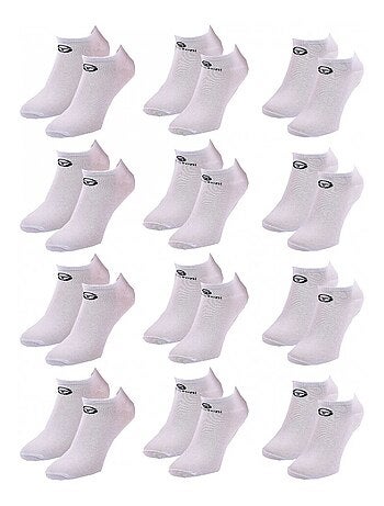 Meias homem sneaker sergio tacchini - pack de 12