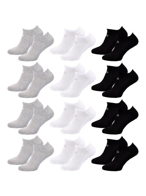 Meias Homem SNEAKER SERGIO TACCHINI - Pack de 12 - Kiabi Meias Homem SNEAKER SERGIO TACCHINI - Pack de 12 - Kiabi
