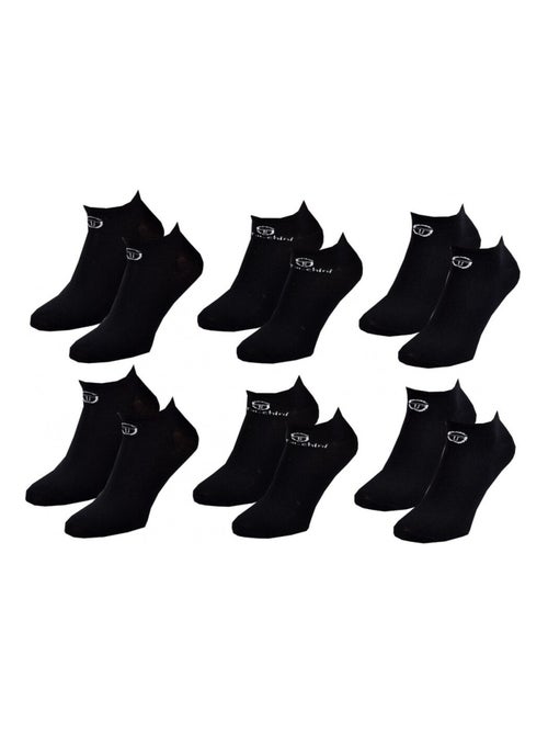 Meias Homem SNEAKER SERGIO TACCHINI - Pack de 6 - Kiabi Meias Homem SNEAKER SERGIO TACCHINI - Pack de 6 - Kiabi