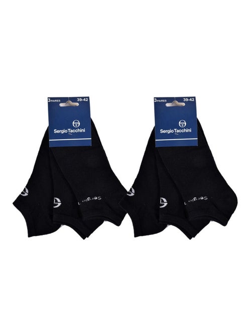 Meias Homem SNEAKER SERGIO TACCHINI - Pack de 6 - Kiabi Meias Homem SNEAKER SERGIO TACCHINI - Pack de 6 - Kiabi