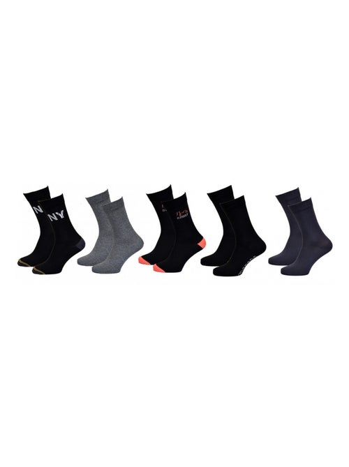 Meias Homem TWINDAY - Pack de 5 - Kiabi Meias Homem TWINDAY - Pack de 5 - Kiabi