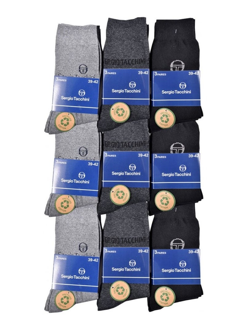 Meias Homem VILLE SERGIO TACCHINI - Pack de 18 Multicolorido - Kiabi