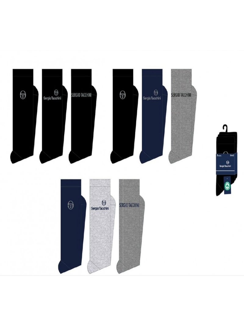Meias Homem VILLE SERGIO TACCHINI - Pack de 18 Multicolorido - Kiabi
