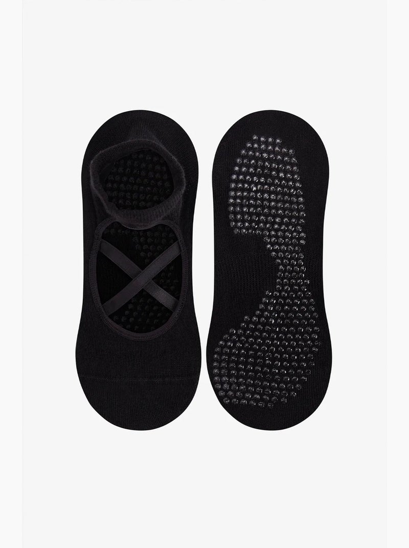 Meias invisíveis cross penti Preto - Kiabi