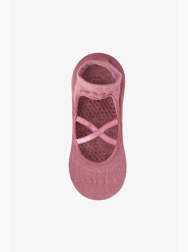 Meias invisíveis cross penti Rosa velho - Kiabi