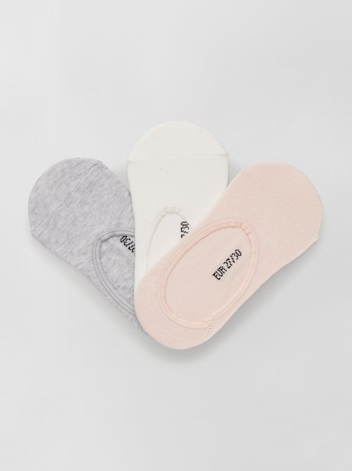 Meias invisíveis estampadas - Kiabi