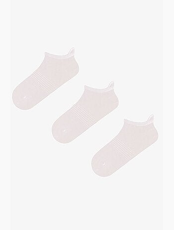 Meias invisíveis marshmallow de bambu, pack de 3 penti