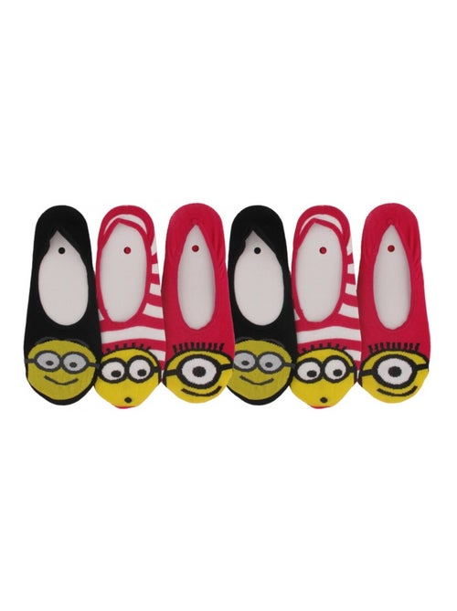 Meias Invisíveis Mulher Les Minions Pack de 6 - Kiabi