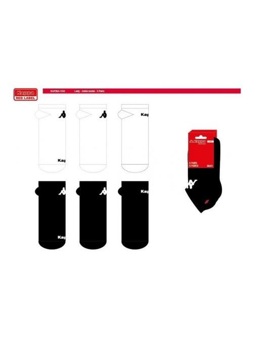 Meias KAPPA SNEAKER - Pack de 6 - Kiabi Meias KAPPA SNEAKER - Pack de 6 - Kiabi