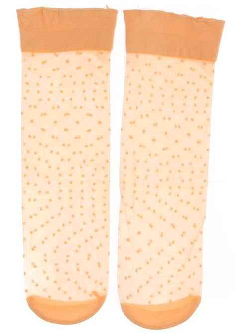 Meias Laranja Vero Moda Tilla para Mulher - Kiabi Meias Laranja Vero Moda Tilla para Mulher - Kiabi
