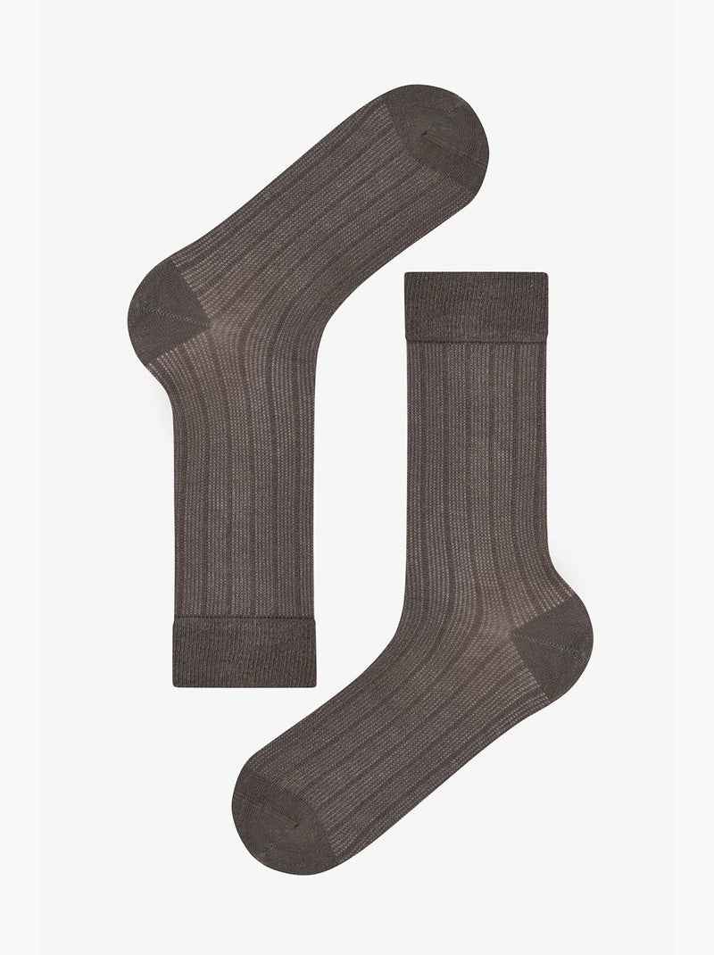 Meias low key pack de 2 penti Cinza-castanho - Kiabi