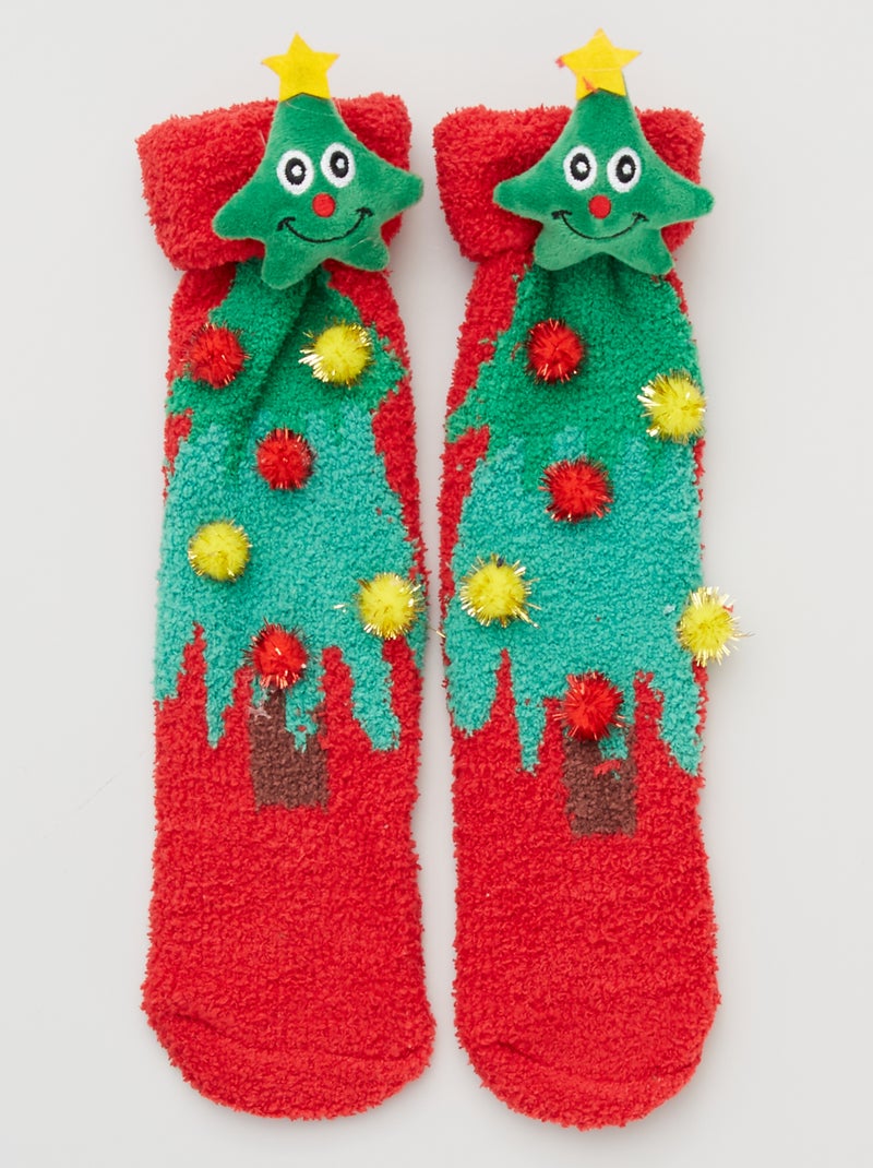 Meias 'Merry Christmas' BEGE - Kiabi