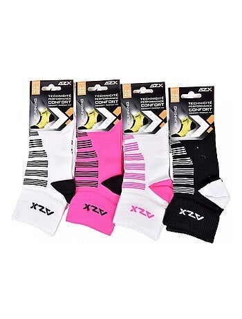 Meias mulher algodão maioritário - pack de 4