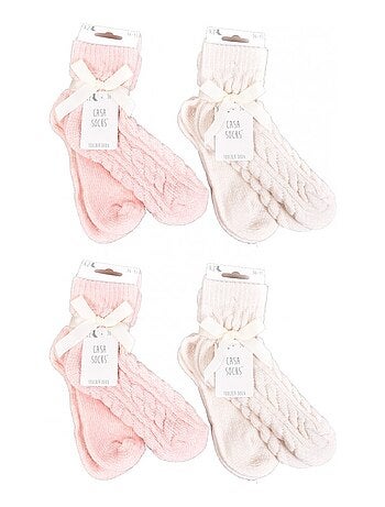 Meias Mulher Casa Socks Toque Macio - Pack de 8