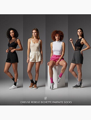 Meias mulher com lantejoulas soquetes pack 8 pares ozabi