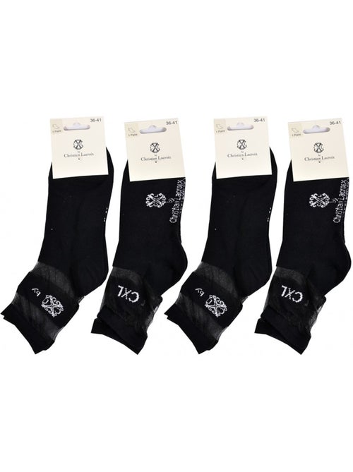 Meias Mulher CXL By LACROIX Qualidade e Conforto - Pack de 4 - Kiabi Meias Mulher CXL By LACROIX Qualidade e Conforto - Pack de 4 - Kiabi