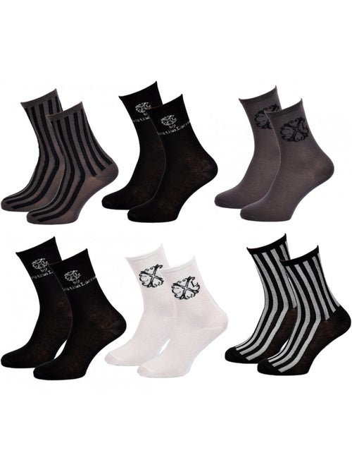 Meias mulher CXL By LACROIX Qualidade e Conforto - Pack de 6 - Kiabi Meias mulher CXL By LACROIX Qualidade e Conforto - Pack de 6 - Kiabi