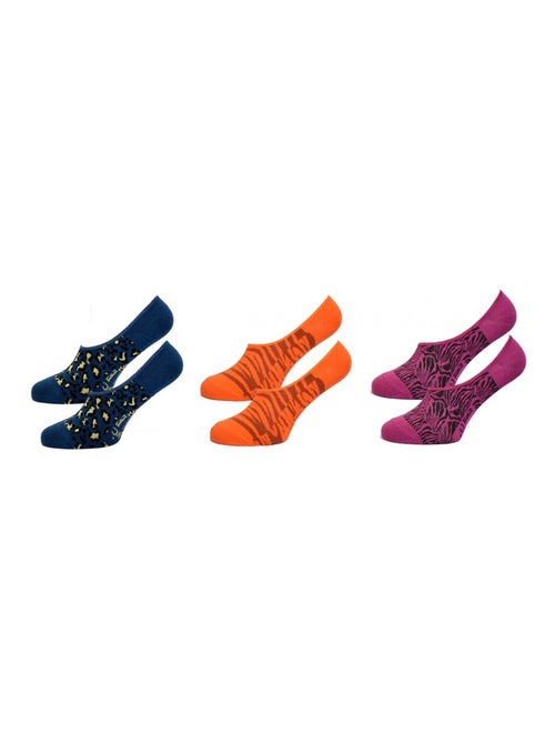 Meias Mulher ELLE Basic - Pack de 3 - Kiabi Meias Mulher ELLE Basic - Pack de 3 - Kiabi