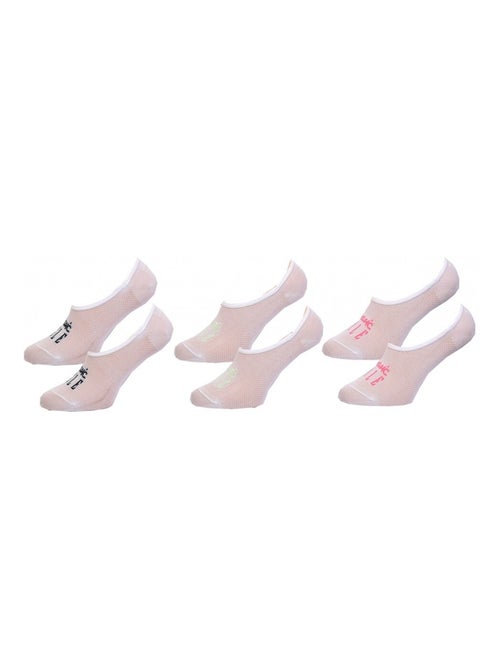 Meias Mulher ELLE Basic - Pack de 3 - Kiabi Meias Mulher ELLE Basic - Pack de 3 - Kiabi