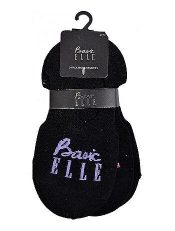 Meias Mulher ELLE Basic - Pack de 3