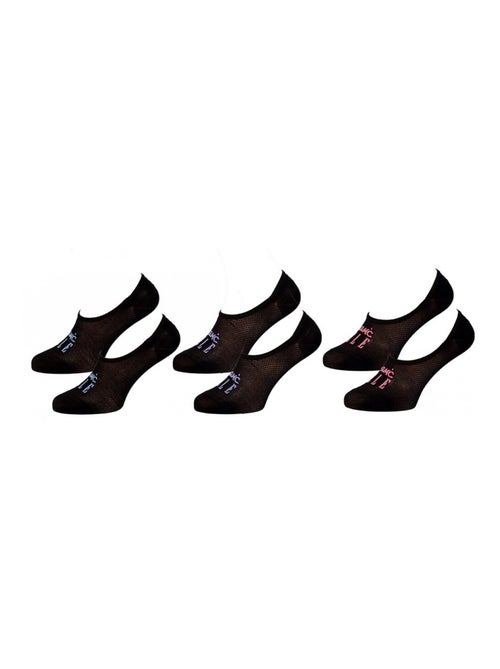 Meias Mulher ELLE Basic - Pack de 3 - Kiabi Meias Mulher ELLE Basic - Pack de 3 - Kiabi