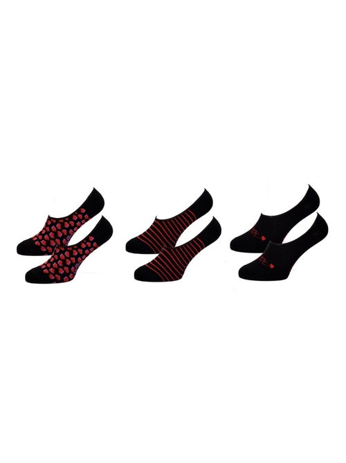 Meias Mulher ELLE Basic - Pack de 3 - Kiabi Meias Mulher ELLE Basic - Pack de 3 - Kiabi
