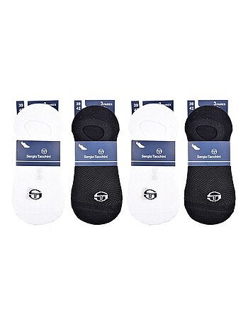 Meias mulher footies sergio tacchini - pack de 12