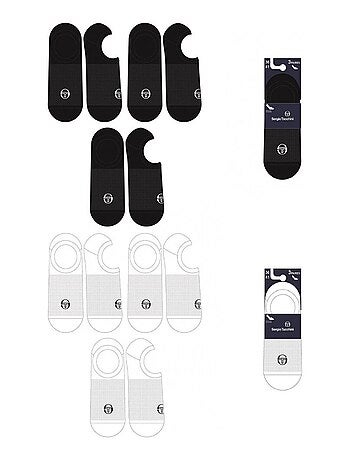 Meias mulher footies sergio tacchini - pack de 12