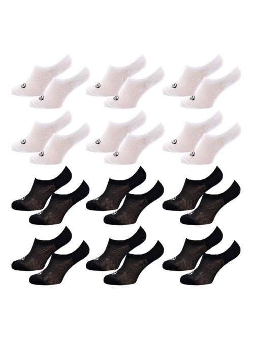 Meias mulher footies sergio tacchini - pack de 12 - Kiabi Meias mulher footies sergio tacchini - pack de 12 - Kiabi