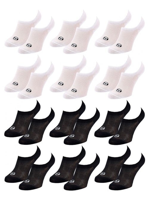 Meias mulher footies sergio tacchini - pack de 12 - Kiabi Meias mulher footies sergio tacchini - pack de 12 - Kiabi