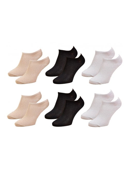 Meias Mulher INFINITIF - Pack de 6 - Kiabi Meias Mulher INFINITIF - Pack de 6 - Kiabi