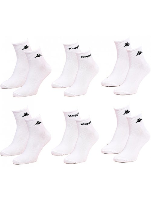 Meias Mulher KAPPA QUARTER - Pack de 6 - Kiabi