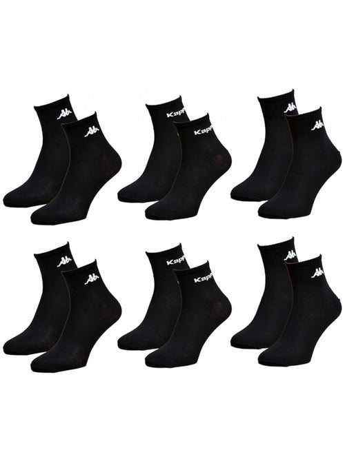 Meias Mulher KAPPA QUARTER - Pack de 6 - Kiabi Meias Mulher KAPPA QUARTER - Pack de 6 - Kiabi