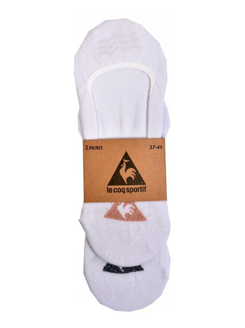 Meias Mulher LE COQ SPORTIF - Pack de 2 Branco - Kiabi