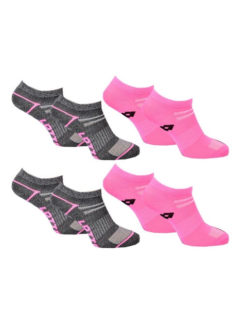Meias Mulher LOTTO - Pack de 4 - Kiabi Meias Mulher LOTTO - Pack de 4 - Kiabi