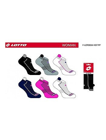 Meias Mulher LOTTO - Pack de 6