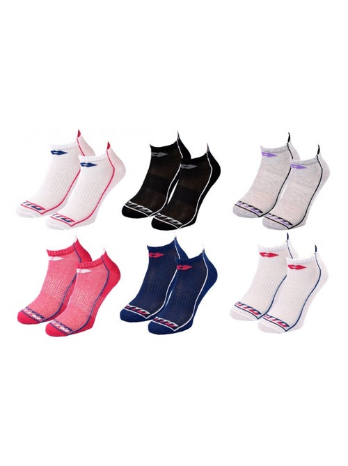 Meias Mulher LOTTO - Pack de 6 - Kiabi Meias Mulher LOTTO - Pack de 6 - Kiabi