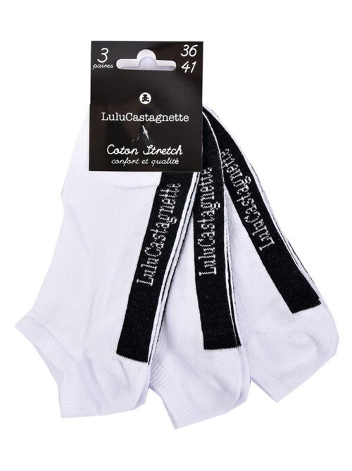 Meias mulher LULU CASTAGNETTE - Pack de 3 - Kiabi Meias mulher LULU CASTAGNETTE - Pack de 3 - Kiabi
