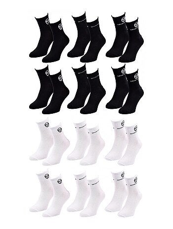 Meias mulher quarter sergio tacchini - pack de 12