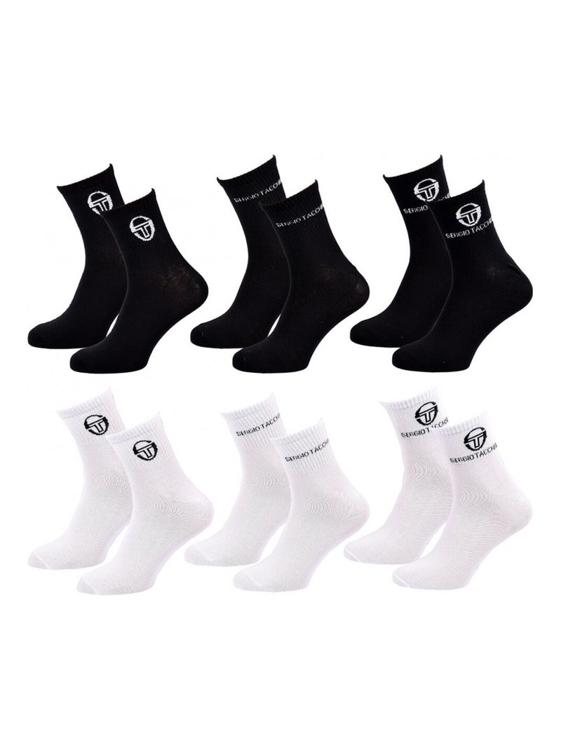 Meias mulher quarter sergio tacchini - pack de 12 Multicolorido - Kiabi