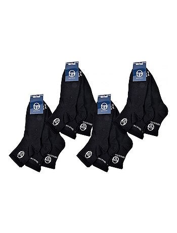 Meias mulher quarter sergio tacchini - pack de 12