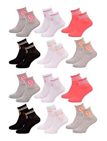 Meias Mulher QUARTER SERGIO TACCHINI - Pack de 12