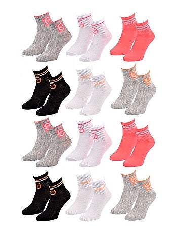 Meias Mulher QUARTER SERGIO TACCHINI - Pack de 12